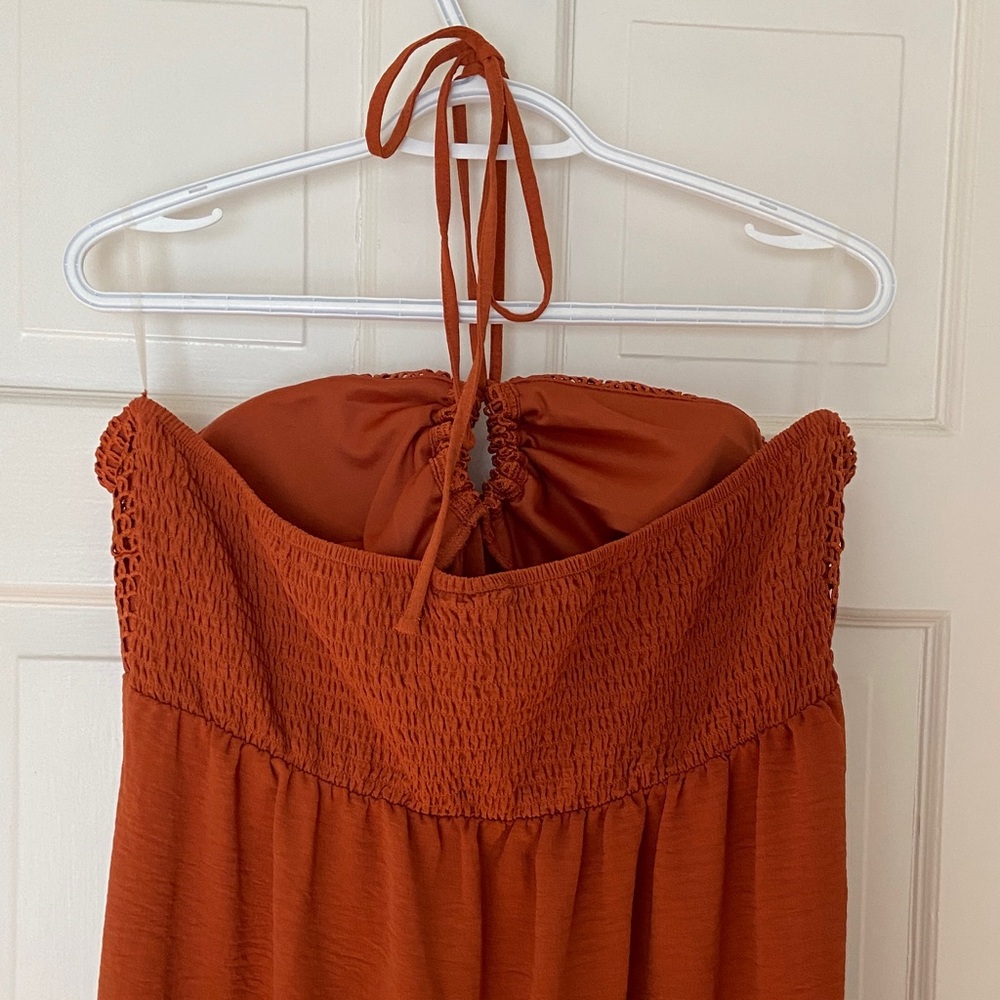 No Boundaries Rust Maxi Dress. Never worn - Picture 5 of 7